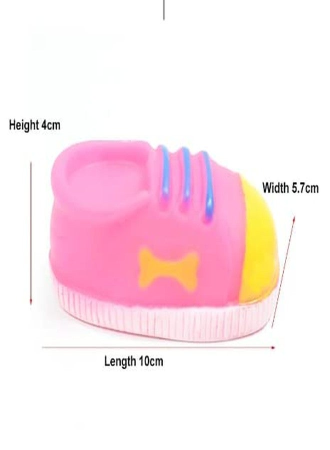 Smart Pups Shoe Squekay Toy for Dogs Rubber Toy, Chew Toy, Rubber Toy, Squeaky Toy for Dog (Pack of 1) - Image 2